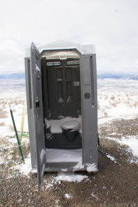 outhouse cold seat