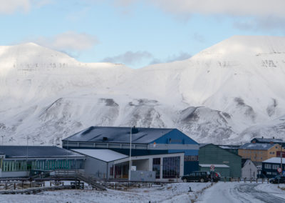 Longyearbyen School, Longyearbyen Skole, Nordre Isfjorden National Park, Svalbard, Longyearbyen, Arctic, The Arctic Circle, Norway