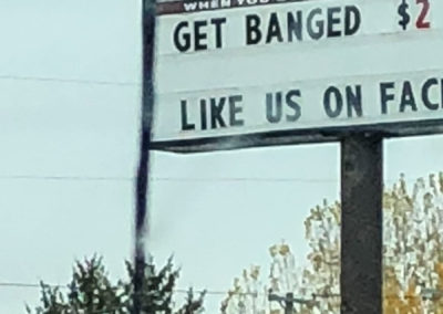 Idaho, tobacco, signs, banged