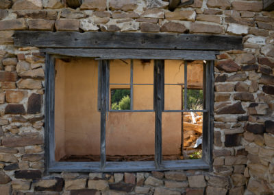 New Mexico, abandoned building, windows, ruins, stone, masonry