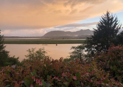Oregon, Oregon coast, Neahkahnie, Nehalem, Nehalem River, Nehalem Bay, sunset, light
